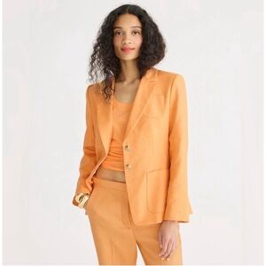 J. Crew Orange suit Blazer
